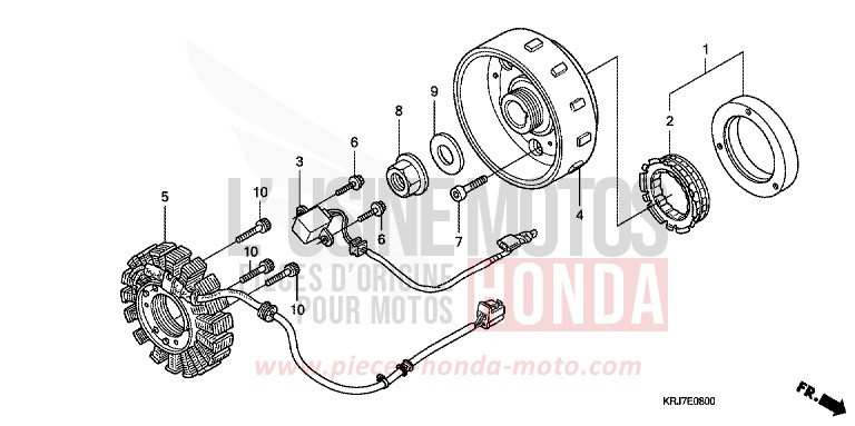 GENERATRICE von S-wing ABS PEARL COOL WHITE (NHA16) von 2011
